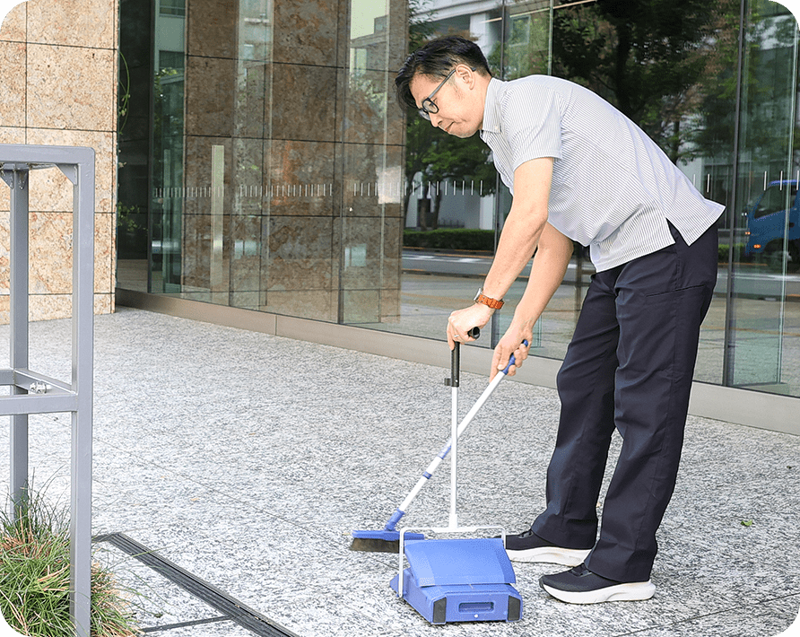 テーマパークの清掃キャストを尊敬していました